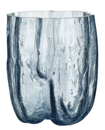 Kosta Boda Crackle Vase 270 Mm  Circular Glass