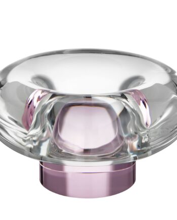 Kosta Boda Orion Fyrfadsstage 63 Mm  Rosa