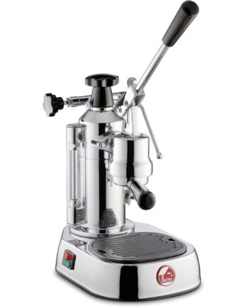 La Pavoni Europiccola Lusso Espressomaskin     Liter Rustfrit Stål  Sort Håndtag Lplelq01eu