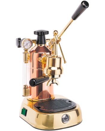 La Pavoni Professional Espressomaskin     Liter Kobber  Guld Detaljer Lplprg01eu