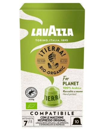 Lavazza   Tierra  For Planet Organic Kaffekapsler  10 Stk