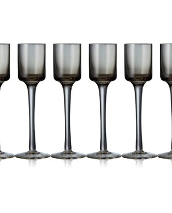Lyngby Glas Snapseglas    Stk  Grå