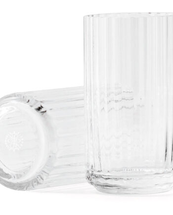 Lyngby Porcelæn Lyngbyvasen 31 Cm  Glas Klar