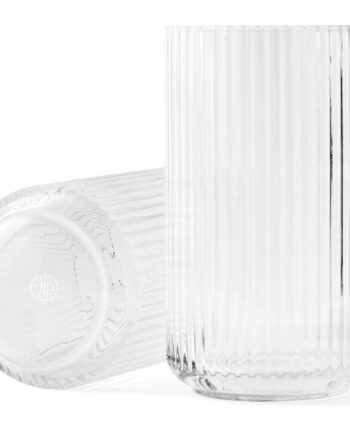 Lyngby Porcelæn Lyngbyvasen 25 Cm  Glas Klar