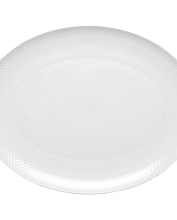 Lyngby Porcelæn Rhombe Color Ovalt Serveringsfad 42x32 Cm