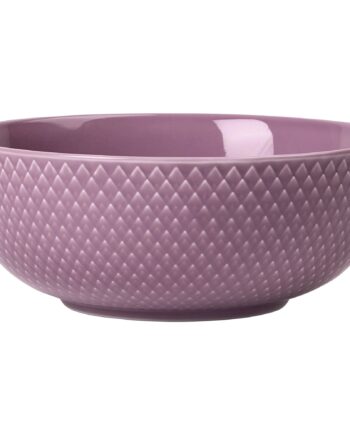Lyngby Porcelæn Rhombe Color Skål ø15   Cm  Lilla