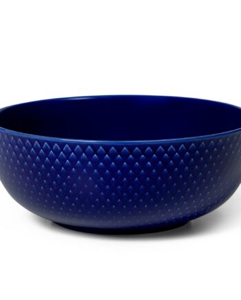 Lyngby Porcelæn Rhombe Color Skål ø15   Cm  Mørkeblå