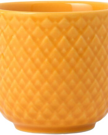 Lyngby Porcelæn Rhombe Color æggebæger   Cm  Gul