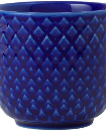 Lyngby Porcelæn Rhombe Color æggebæger   Cm  Mørkeblå