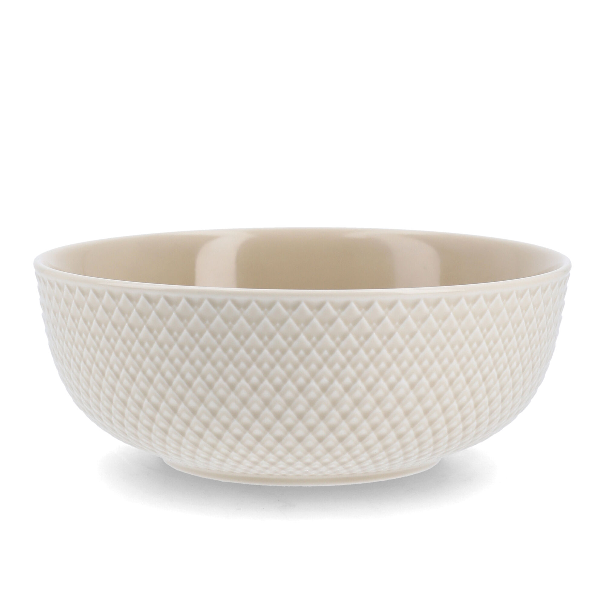 Lyngby Porcelæn Rhombe Earth Skål ø15   Cm  Marmor