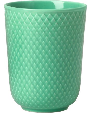 Lyngby Porcelæn Rhombe Krus 33 Cl Grøn