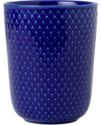 Lyngby Porcelæn Rhombe Krus 33 Cl Mørkeblå