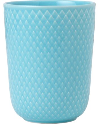 Lyngby Porcelæn Rhombe Krus 33 Cl Turkis