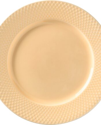 Lyngby Porcelæn Rhombe Middagstallerken 27 Cm Sand