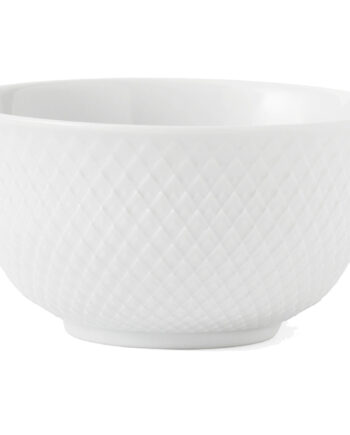 Lyngby Porcelæn Rhombe Skål  Hvid 50 Cl