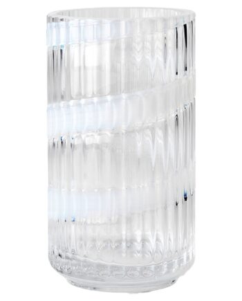 Lyngby Porcelæn Swirl Vase 15   Cm  Hvid