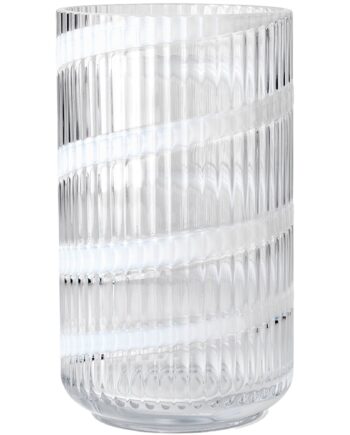 Lyngby Porcelæn Swirl Vase 25 Cm  Hvid