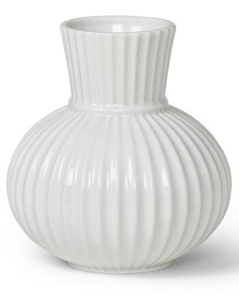 Lyngby Porcelæn Tura Vase  14   Cm  Hvid