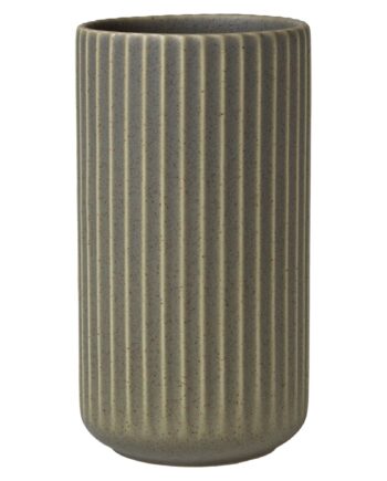 Lyngby Porcelæn Vase 20   Cm  Olivengrøn