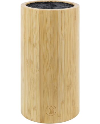 Mareld Knivblok Bambustræ  Diameter 13 Cm
