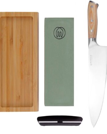 Mareld Kokkekniv Med Slibe-kit