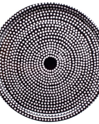 Marimekko Fokus Bakke  46 Cm  Sort Hvid