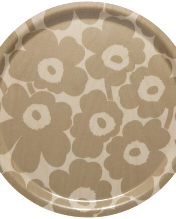 Marimekko Mini Unikko Bakke  31 Cm  Lysebrun Beige