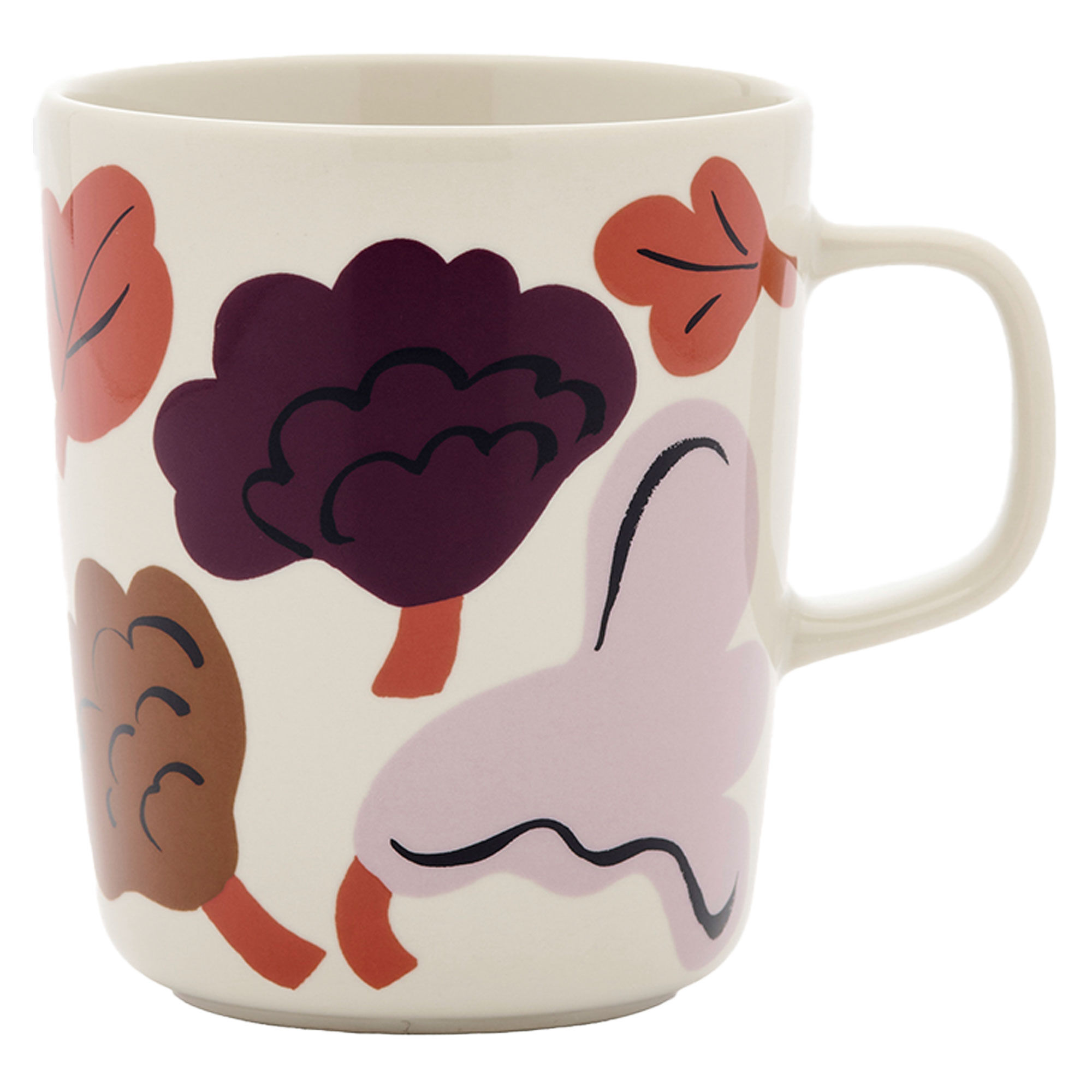 Marimekko Oiva Kukasta Kukkaan Krus     Dl  Terracotta