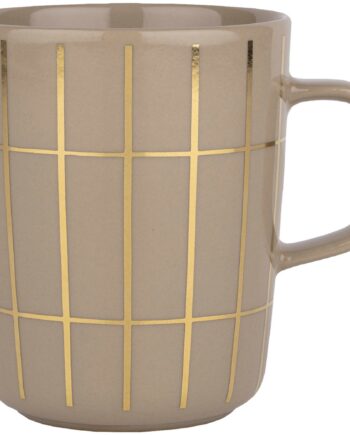 Marimekko Oiva Tiiliskivi Krus      Dl  Brun Guld