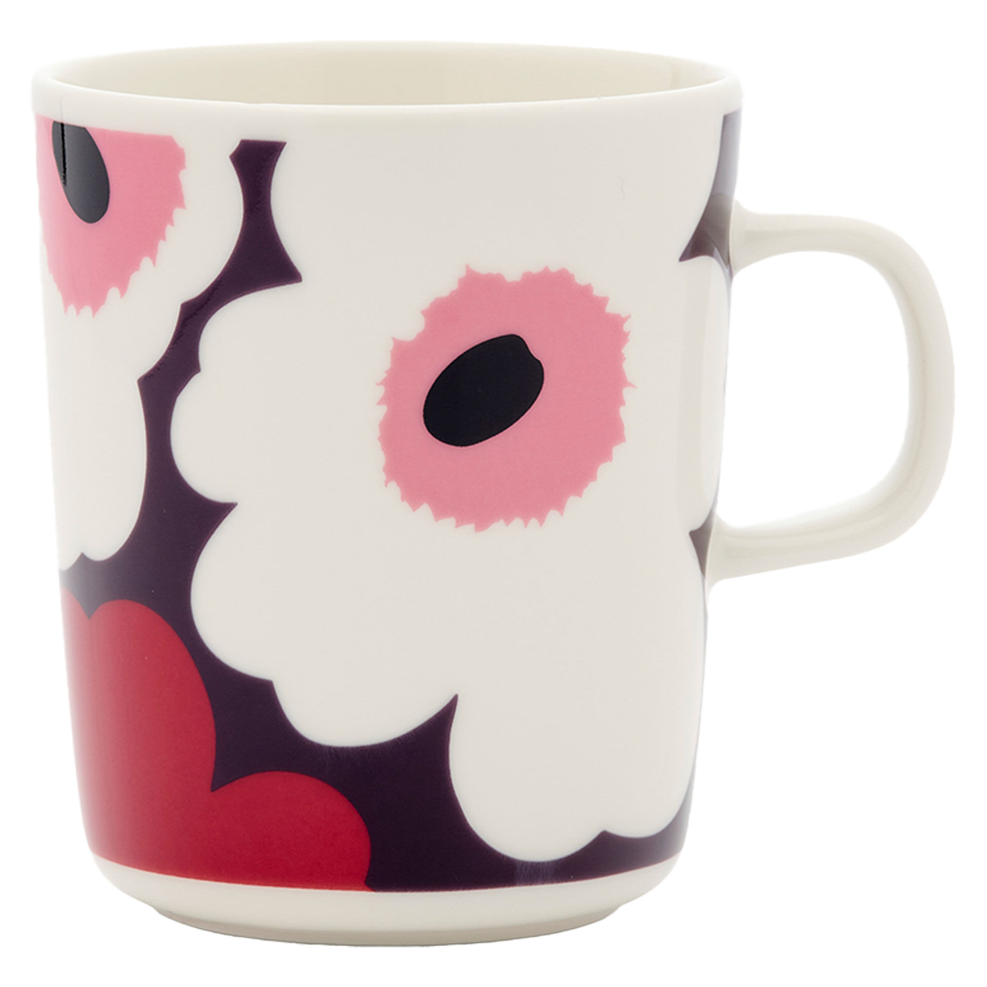Marimekko Oiva Unikko Krus     Dl  Cranberry Pink