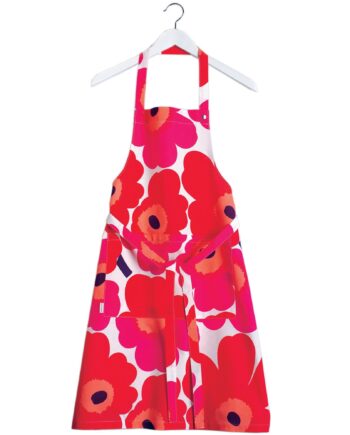 Marimekko Pieni Unikko Forklæde  Rød