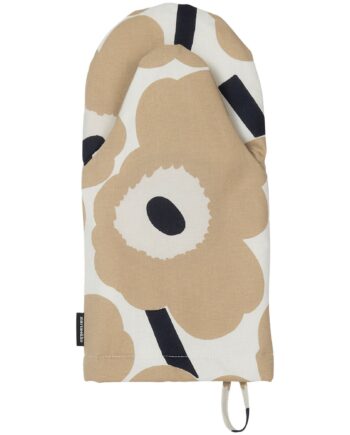 Marimekko Pieni Unikko Ovnhandske  Mørkeblå