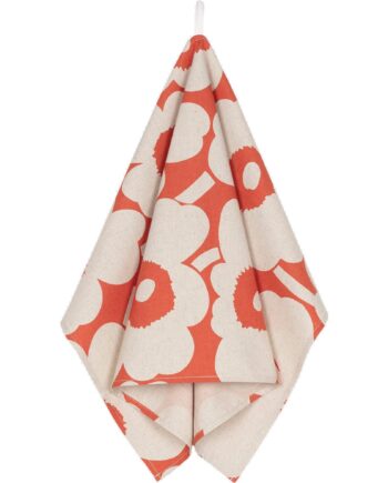 Marimekko Pieni Unikko Viskestykke 43 Cm   70 Cm  Orange