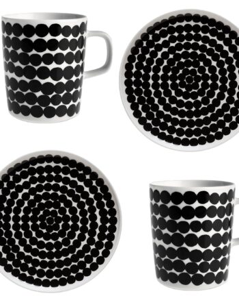 Marimekko Räsymatto Morgenmadssæt  Krus   Tallerken