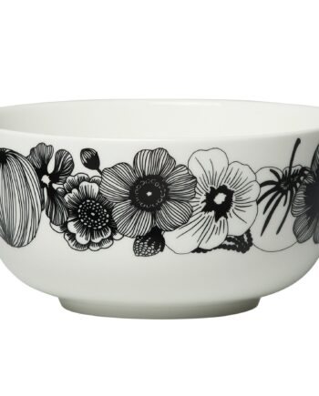 Marimekko Siirtolapuutarha Skål    Dl  Sort Hvid