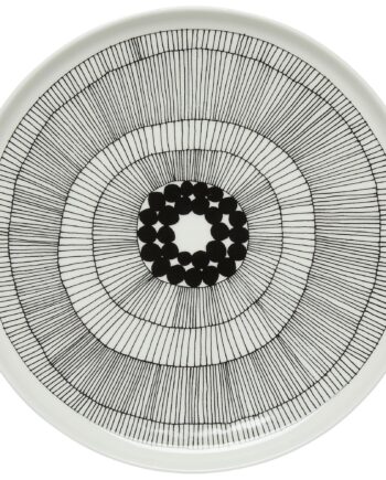 Marimekko Siirtolapuutarha Tallerken Hvid  25 Cm