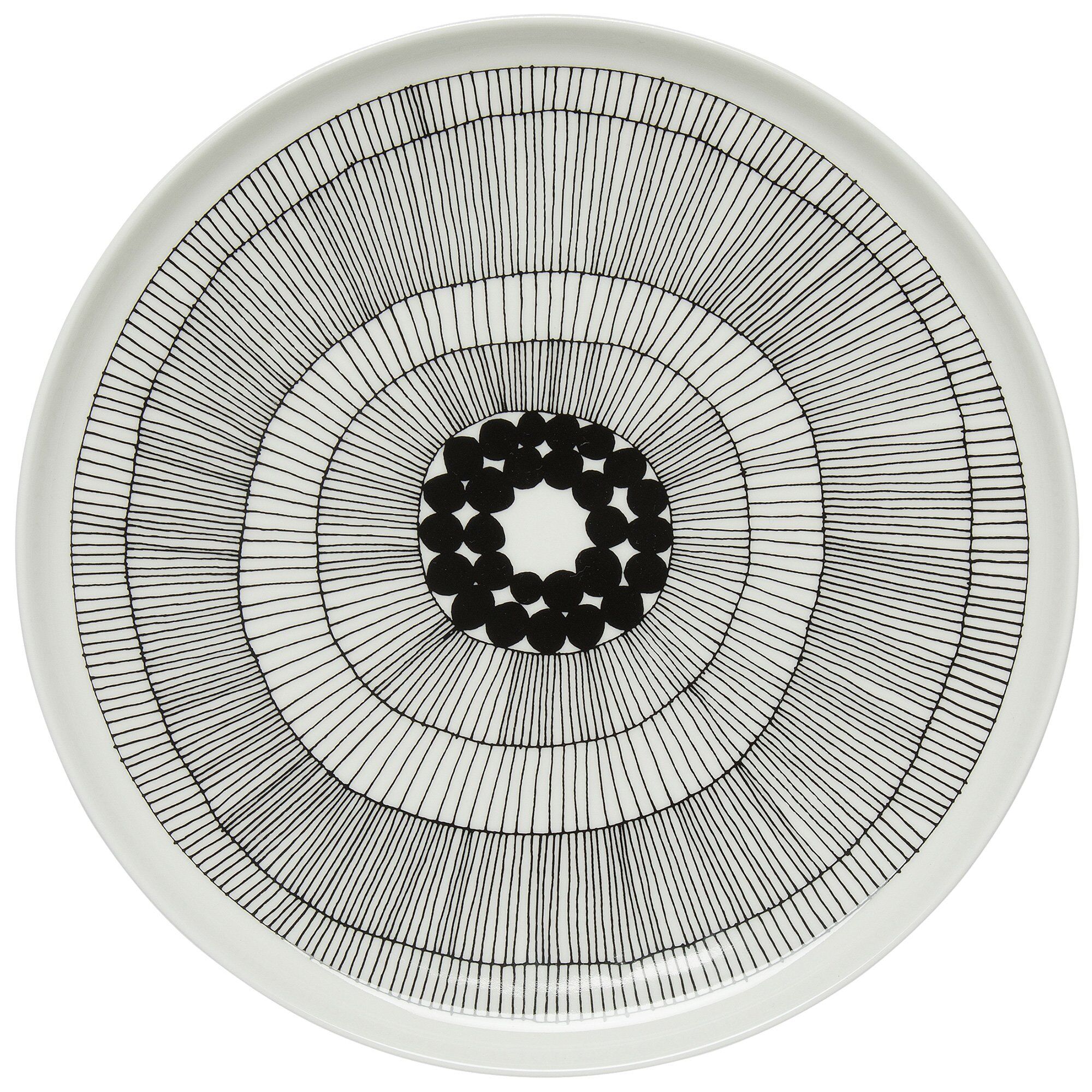 Marimekko Siirtolapuutarha Tallerken Hvid 25 Cm