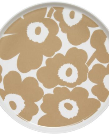 Marimekko Unikko Tallerken  25 Cm  Hvid
