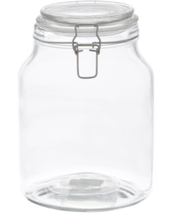 Marjukka Glasbeholder Med Patentlåg   Liter