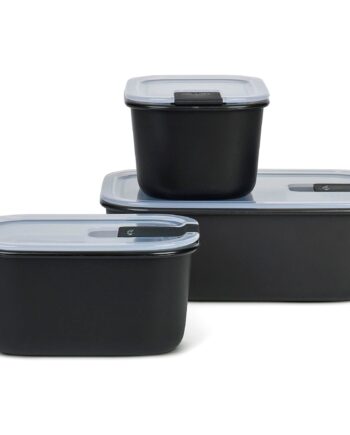 Mepal Easyclip Opbevaringsbokse   Stk  Nordic Black