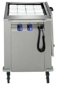 Mobil Tallerkendispenser Med Varme 550x550mm