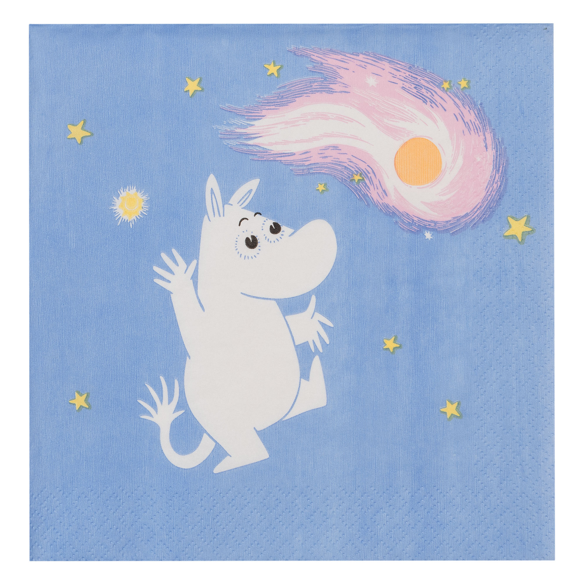 Moomin Arabia Rumeventyr Papirserviet 33 Cm  Blå