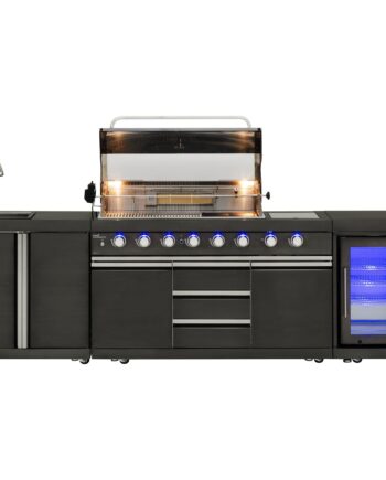 Mustang Gasgrill Black Diamond     Sommerkøkken Med Køleskab Og Vandhane