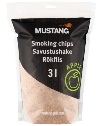 Mustang Røgflis æble    Liter