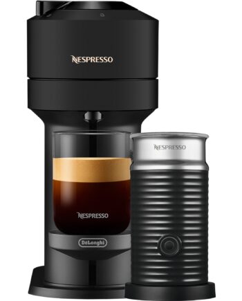 Nespresso Vertuo Next Value Pack Kaffemaskine Og Mælkeskummer  Sort