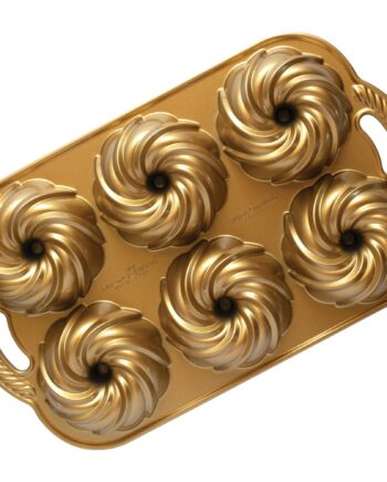 Nordic Ware Swirl Bundtlette Kageform     Liter
