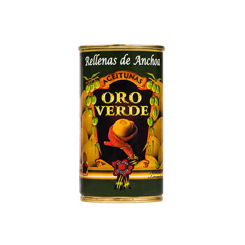 Oro Verde Grønne Oliven Med Ansjospuré