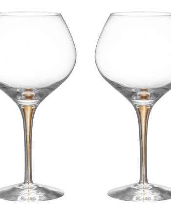 Orrefors Intermezzo Bouquet Vinglas 70 Cl  Guld