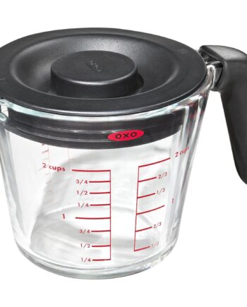 Oxo Målebæger Med Låg     Liter  Glas