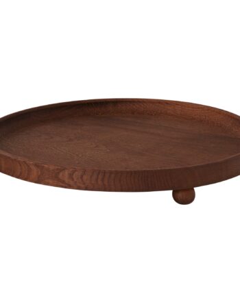 Oyoy Living Design Inka Rund Træbakke 30 Cm  Dark